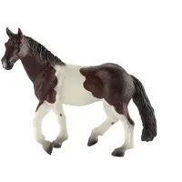 BULLYLAND 62657 - Spielfigur Paint Horse Stute, ca. 14,4 cm, detailgetreu, PVC-frei, ideal als kleines Geschenk für Kinder ab 3 Jahren