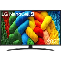 LG NanoCell AI 50NANO81A6A 127 cm (50 ) 4K Ultra HD Smart-TV WLAN Schwarz