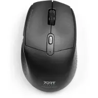 Port Designs 900715, rechts, Optisch, RF Wireless + Bluetooth, 2400 DPI, Schwarz