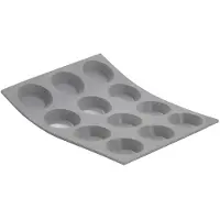 De Buyer Form 12 Mini Tartelette Elastomoulds Grau Rechteck Silikon