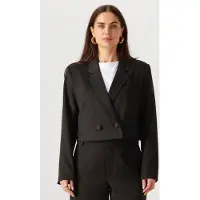 My Essential Wardrobe Damen Blazers Reecemw Short Blazer - Zwart - Größe 42