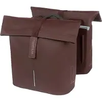 Basil Doppelpacktasche City MIK roasted brown, 12x30x33cm, 28-32ltr