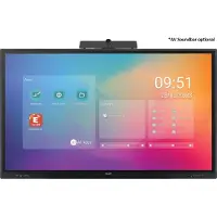 Sharp Business Monitor PN-LC862, Infrarot-Touch-Technologie, 86", 3840 x 2160 px, IPS Panel, HDMI/DisplayPort/USB/LAN, 2 x 15 W, BYOD, Eshare-Funktion