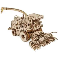 EWA Eco-Wood-Art - 3D-Holzpuzzle für Jugendliche und Erwachsene, 14+ - ERNTEMASCHINE FS80 - DIY-Bausatz, Selbstmontage, kein Kleber erforderlich - 580 Stück