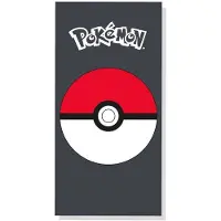 Carbotex Pokémon Pokeball Badetuch, Strandtuch 70x140cm