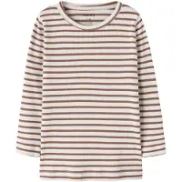 Name it Langarmshirt "NMNBANI LS XSL TOP NOOS" Ringel-Look in toller Rippen-Qualität