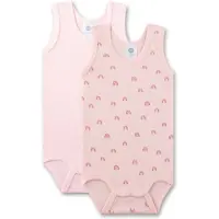Sanetta Baby-Body ärmellos (Doppelpack) rosa Regenbogen 104