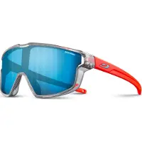 Julbo FURY MINI Kinder-Sonnenbrille Vollrand Monoscheibe Kunststoff-Gestell, grau