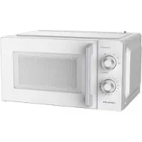 Grunkel MW-20MG, Arbeitsplatte, Solo-Mikrowelle, 20 l, 700 W, Drehregler, Weiß