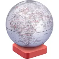 Troika Globus "MAGNA ECO" mit Sockel rot/silber