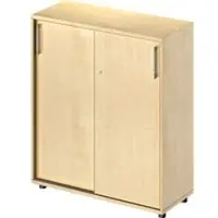 Schäfer Shop Schiebetürenschrank TETRIS WOOD, 3 OH, B 1000 mm, Höhe inkl. Gleiter, Ahorn-Dekor