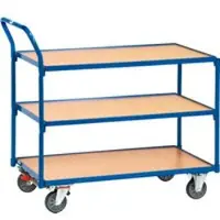 Fetra Tischwagen mit 3 Etagen, 850 x 500 mm