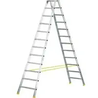 HACA Doppelstufen-Stehleiter MEHRSI, 12 Stufen, 19 kg
