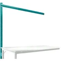 Manuflex Aufbauportal, Ansatzisch SPEZIAL Arbeitstisch-/Werkbanksystem UNIVERSAL/PROFI, 1750 mm, wasserblau