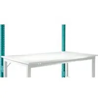 Manuflex Aufbauportal, für Grundtische Universal/Profi Spezial, Nutzhöhe 600 mm, wasserblau