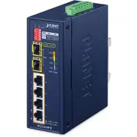 Planet Netzwerkgeräte, Unmanaged, Fast Ethernet (10/100), Vollduplex, Power over Ethernet (PoE), Wandmontage
