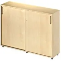 Schäfer Shop Schiebetürenschrank TETRIS WOOD, 3 OH, B 1600 mm, Höhe inkl. Gleiter, Ahorn-Dekor