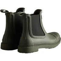 Hunter Chelsea Boots Unisex Grün Gummi