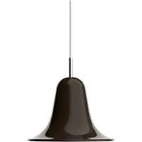 Verpan Pantop Pendelleuchte Ø 23 cm braun - , Pantop, dimmbar, Braun / Rost, für Wohnzimmer, Metall, Design