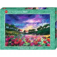 Heye Puzzle Sundown Poppies, 1000 Stück(e), Landschaft