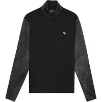 Lyle & Scott Layer Printed Contour, schwarz