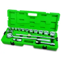 Toptul Steckschlüsselsatz 3/4 zoll 6-kant 17Stk 19 21-27 30 32 36 38 41 46 50mm