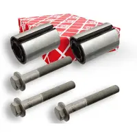 FEBI BILSTEIN Blattfederlager 101885 Vorne Links Vorne Rechts für IVECO Trakker 86mm 98mm Gummi 36mm 61mm 3,688kg