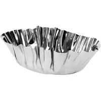 Ferm Living Tydra Schale, 12 x 14 cm, Edelstahl poliert - , Tydra, Metallisch, für Esszimmer, Edelstahl, Design