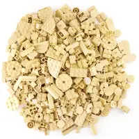 LEGO Steine Sondersteine Gemischt Hellbeige ! Menge 1000x – Jede Mischung individuell zusammengestellt