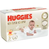 Huggies Extra Care Größe 3 Wegwerfwindel 6-10 kg 40 Stück