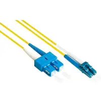Varia LWL Patchkabel Duplex OS2 Singlemode LC/SC 5m gelb halogenfrei