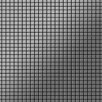 ALLOY Mosaik Fliese Massiv Metall Edelstahl Gebürstet Grau 1,6mm Stark Glomesh-s-s-b 1 Paket mit 10 Matten 1,07 m2 Grau