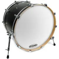 Evans EQ3 Resonanz Smooth White Bass Drum-Fell 20