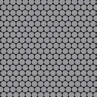 ALLOY Mosaik Fliese Massiv Metall Edelstahl Matt Grau 1,6mm Stark Penny-s-s-ma 1 Paket mit 10 Matten 0,88 m2 Grau