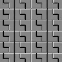 ALLOY Mosaik Fliese Massiv Metall Edelstahl Gebürstet Grau 1,6mm Stark Kink-s-s-b 1 Paket mit 10 Matten 0,93 m2 Grau