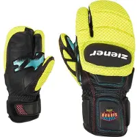 Ziener Fäustlinge Gator Z PR Lobster Herren Black / Toxic Yellow-6.5