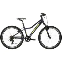 KROSS Kinderfahrrad "Kinderad 24" Hexagon JR 1.0 Blau 8 Gänge" 8 Gang Shimano TOURNEY TX800 Schaltwerk Kettenschaltung