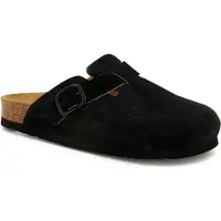 Scholl Clog Fae New Suede F Damen Black-Schuhgröße 40