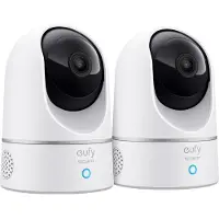 Eufy 2 x EUPHY von Anker 2K Innenkamera - Schwarz und Weiss, Bündelvorteil