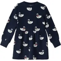 s.Oliver Kleid Kurzes Sweatkleid mit All-over-Print
