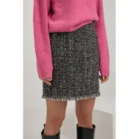 Josephine & Co Samual Skirt Steel Grey Melange Größe: 42 | Miniröcke Outlet | Damen | Grau