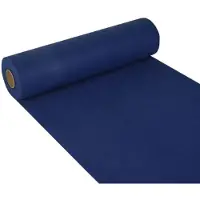 Papstar Starpak Tischläufer, stoffähnlich, Vlies "soft selection" 24 m x 40 cm dunkelblau 4 Stück