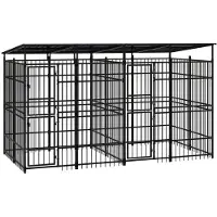 vidaXL Hochbeet Lattenzaun-Design 150x50x70 cm Massivholz Kiefer