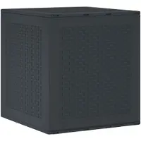vidaXL Aufbewahrungsbox Anthrazit 55 x 53 x 57 cm Polypropylen