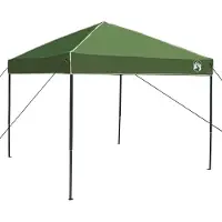 vidaXL Pavillon-Zelt Grün 243 x 243 x 251 cm Stoff
