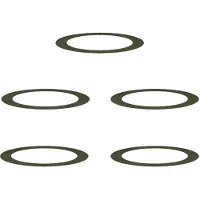 vidaXL geeignet für flache Baumringe 5 Stk. Olivgrün Ø90/120 cm Stahl