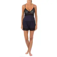 Kisses&love Damen Schlafanzug mit V-Ausschnitt 1203