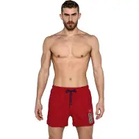 Munich Kurzer Herren-Badeanzug mit Mesh-Futter MUHARBOURRED02