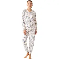 J and J Brothers Langärmeliger Schlafanzug JJBDP0200 woman