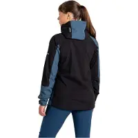 Regatta Dare 2B - "Traversing" Jacke, wasserfest für Damen RG8735 (44 DE) (Schwarz/Orion-Blau)